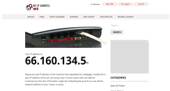 Desktop Screenshot of my-ip-address.info